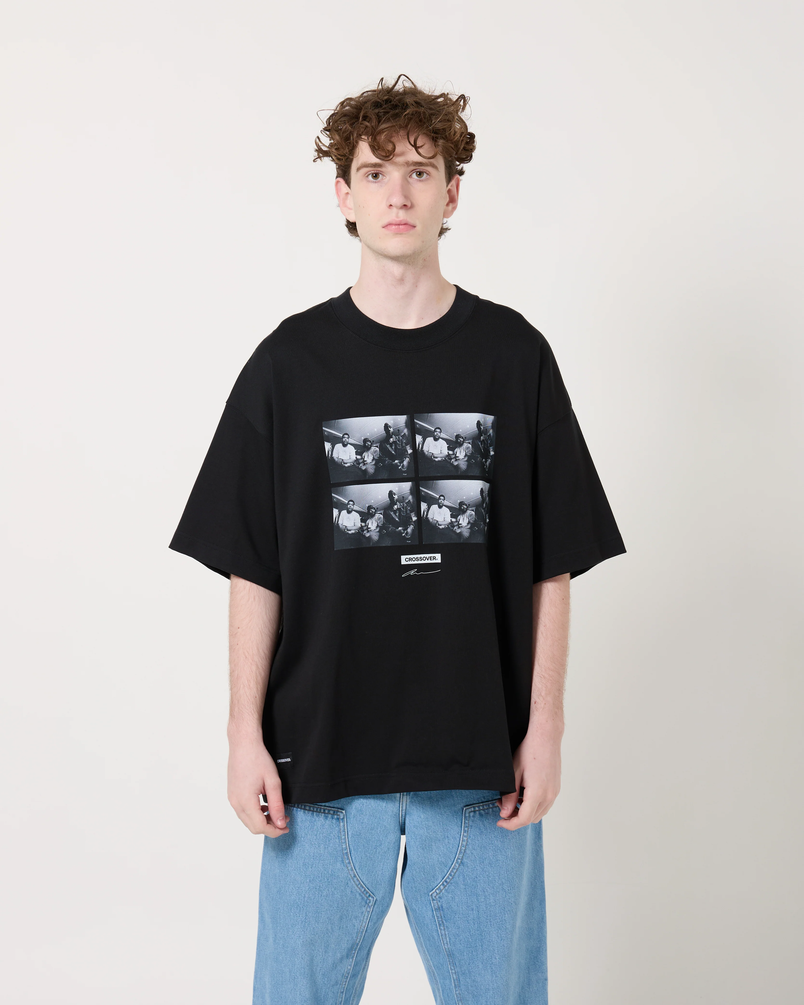 Crossover x Atsuko Tanaka '04' Tee | Black - Image 4