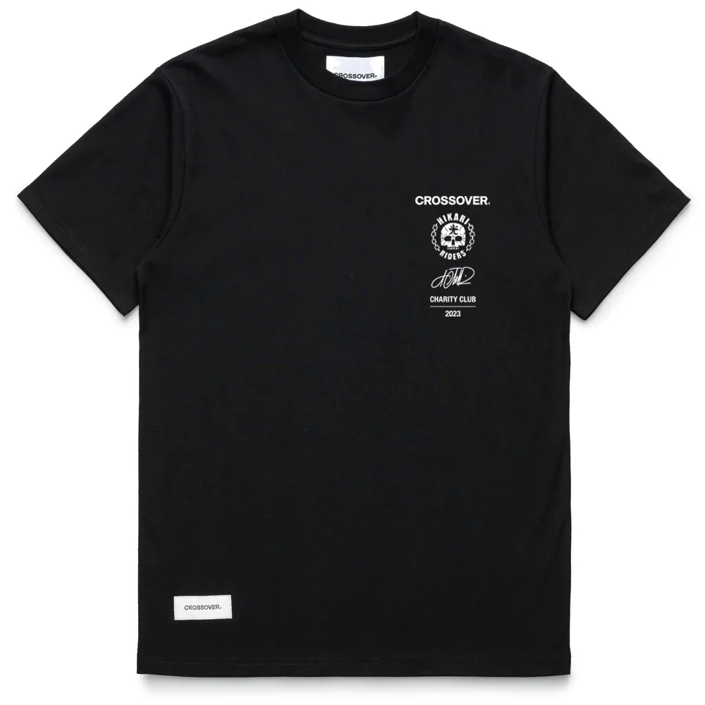Crossover x Hikari Riders "Love Respect Unity" Tee by JEFR | Black