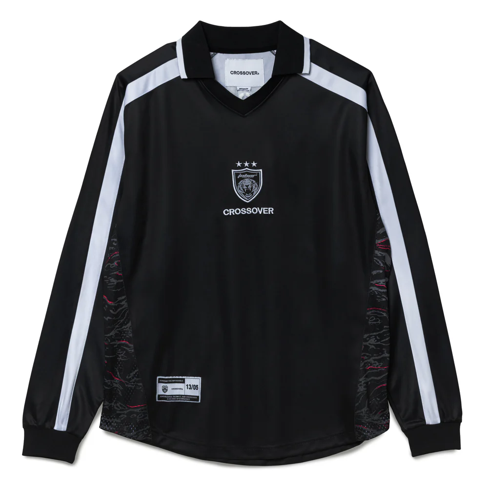 Crossover x JDT Collar L/S Jersey | Black - Image 2
