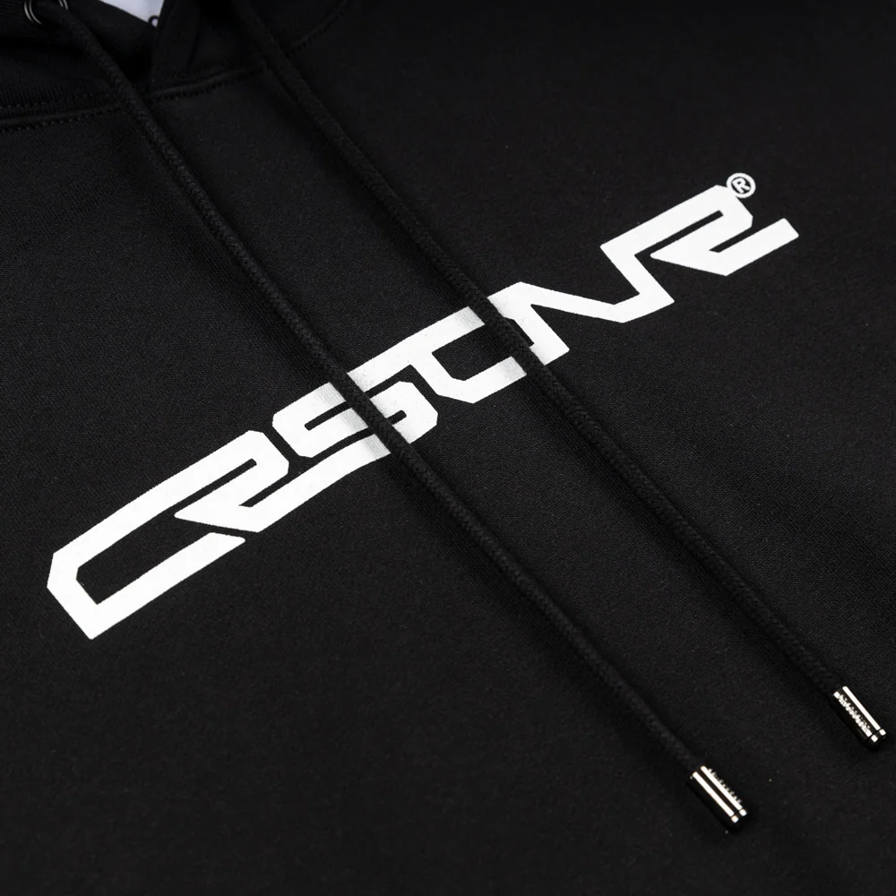 CROSSOVER x mo'des "Studio 4" Pullover Hoodie | Black - Image 3