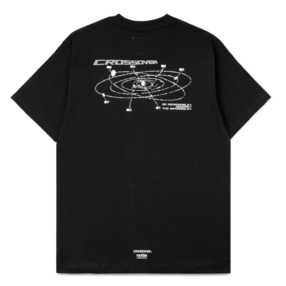 CROSSOVER x mo'des  "Solaris" Tee | Black - Image 2