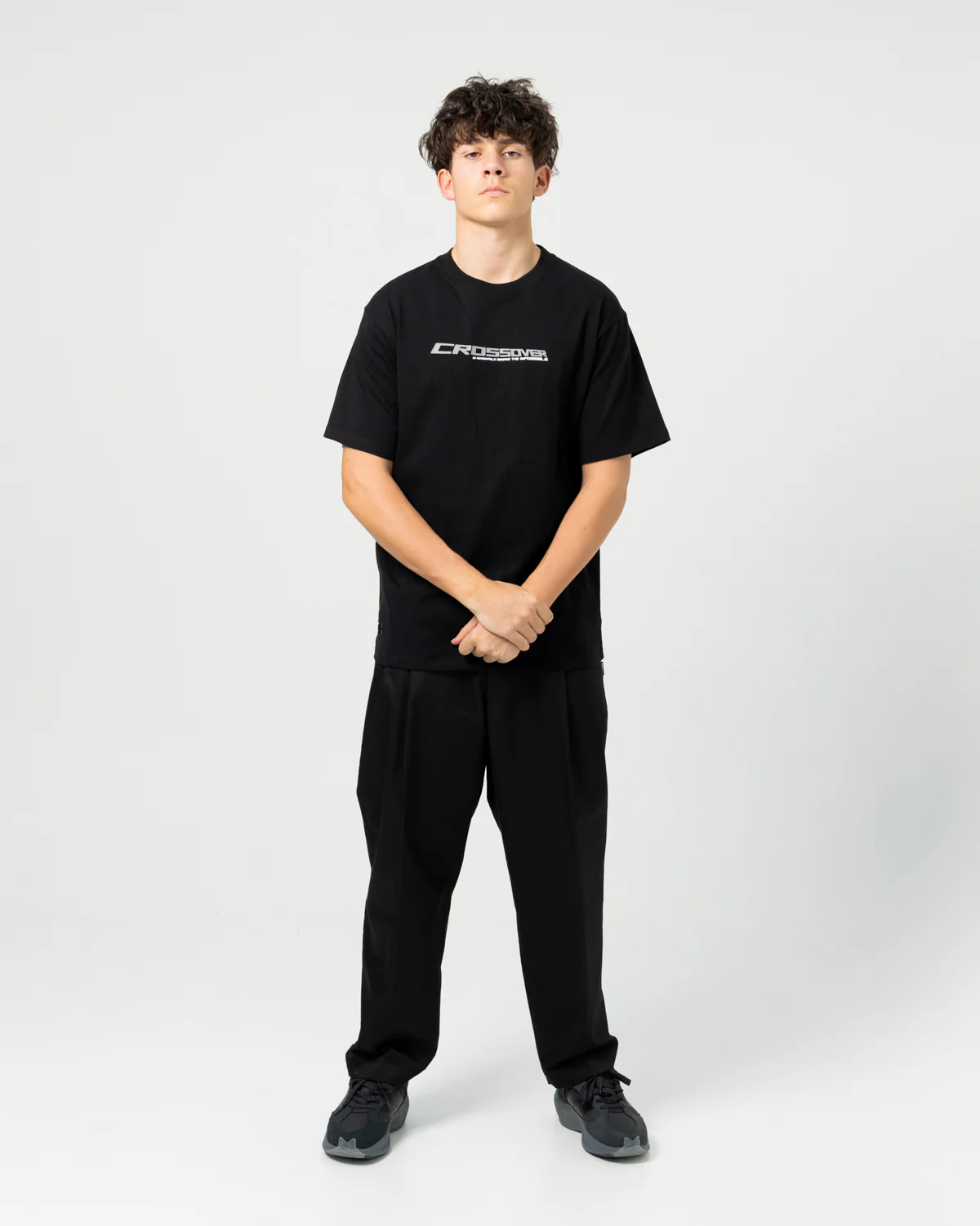 CROSSOVER x mo'des  "Solaris" Tee | Black - Image 4