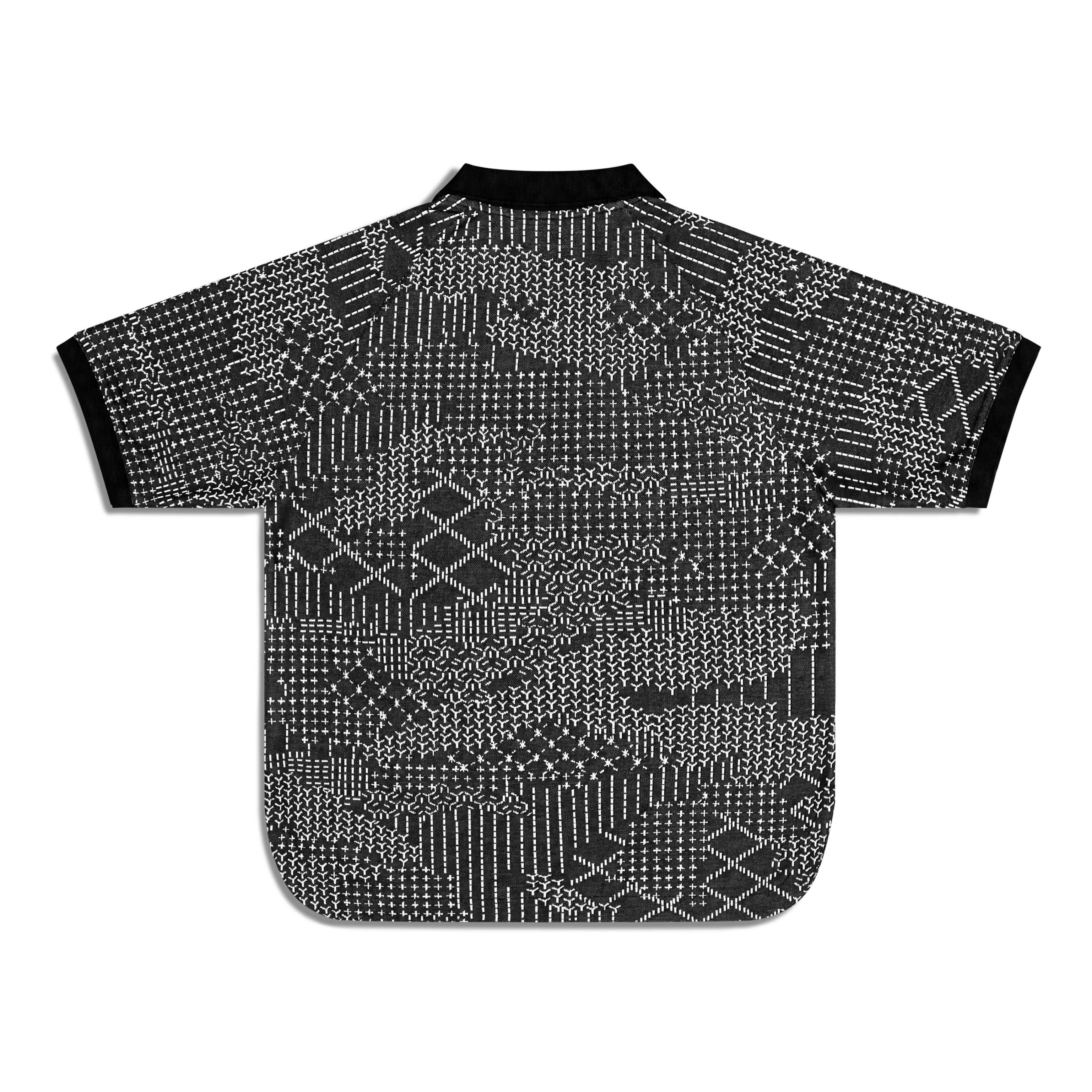 CROSSOVER x SEPATU COMPASS by FDMTL Jersey Sashiko KL | Black - Image 2
