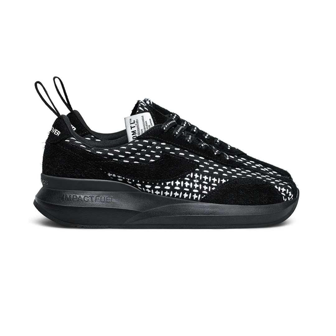 CROSSOVER x SEPATU COMPASS by FDMTL Velocity Sashiko KL | Black
