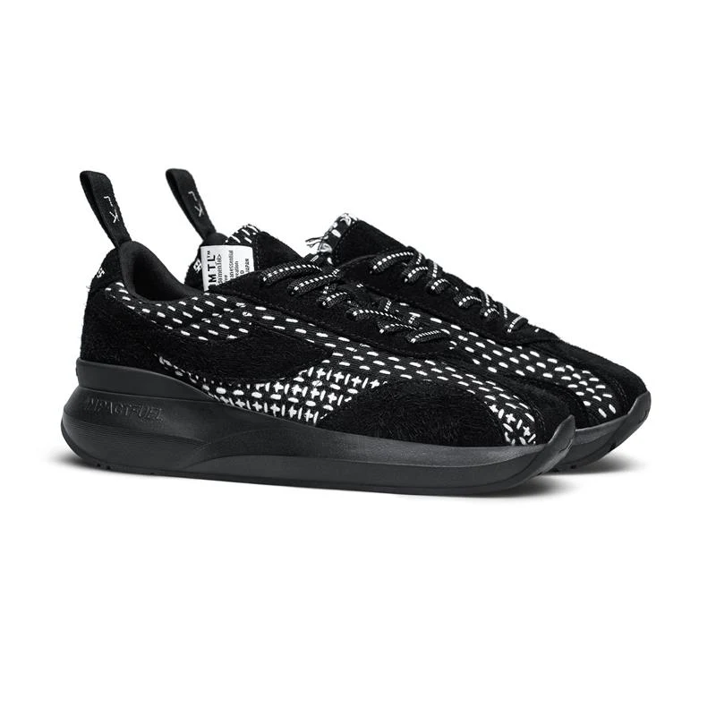 CROSSOVER x SEPATU COMPASS by FDMTL Velocity Sashiko KL | Black - Image 2
