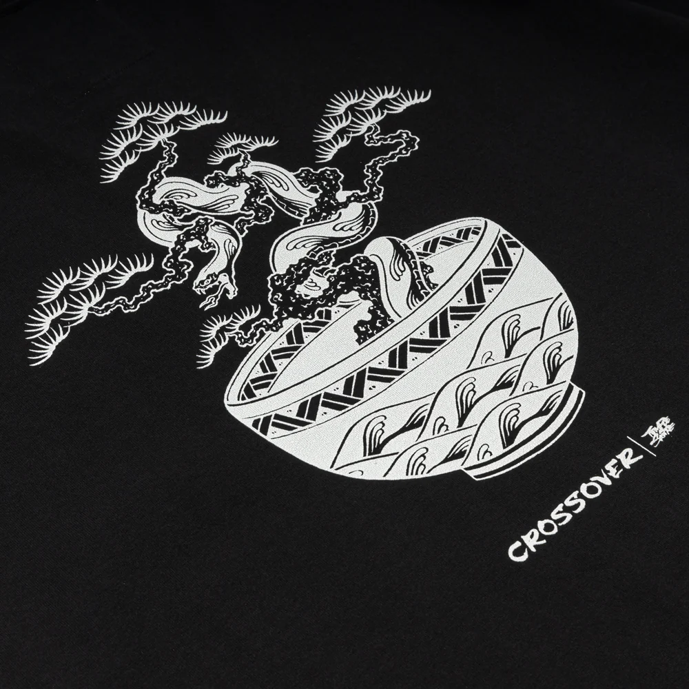 Crossover x Temple of Skate 'The Bonsai' Tee | Black - Image 3