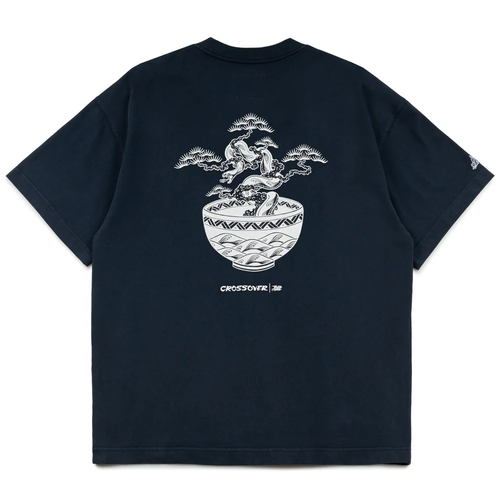 Crossover x Temple of Skate 'The Bonsai' Tee | Indigo