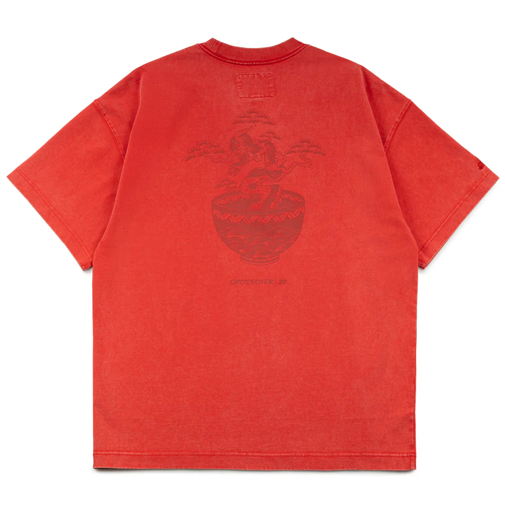 Crossover x Temple of Skate 'The Bonsai' Tee | Red