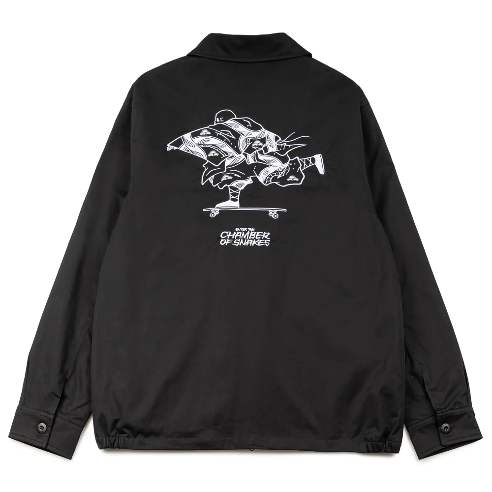 Crossover x Temple of Skate 'The Push' Jacket | Black