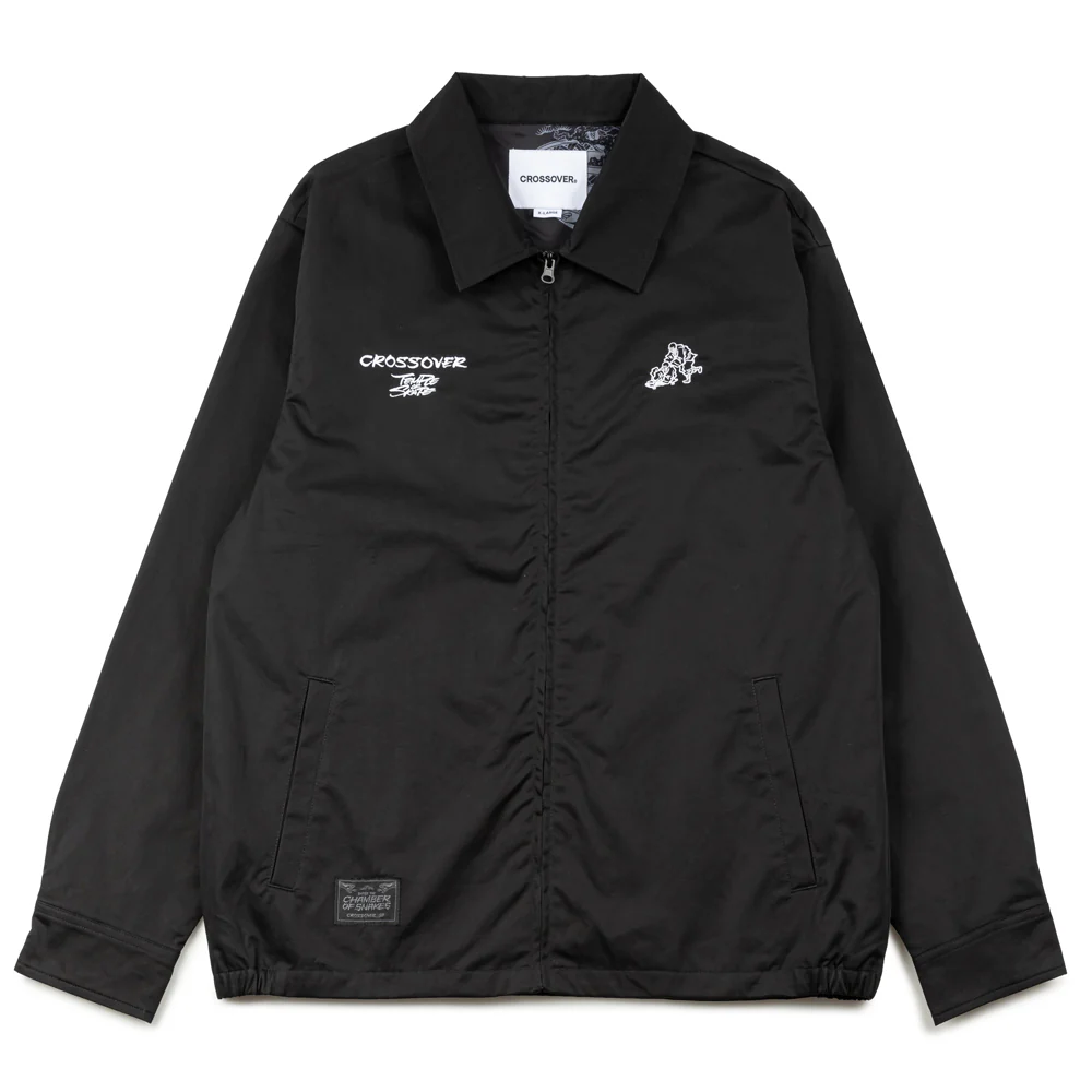 Crossover x Temple of Skate 'The Push' Jacket | Black - Image 2