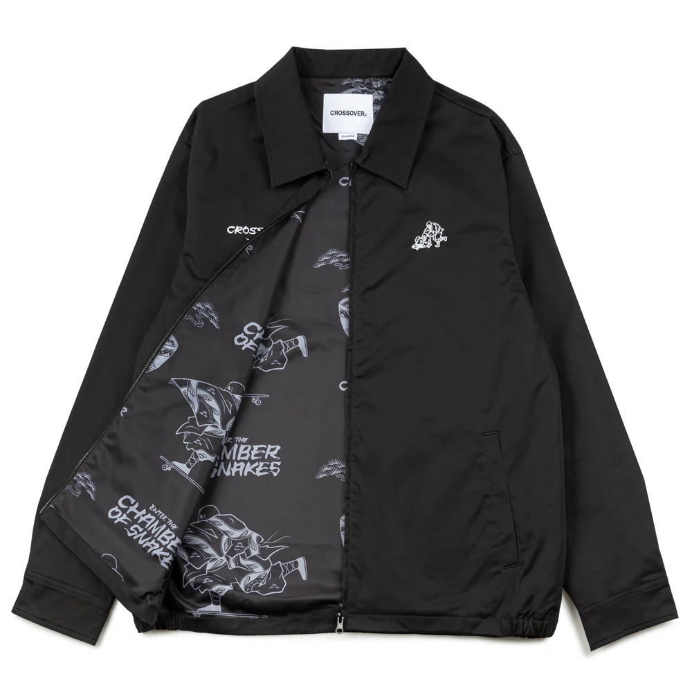 Crossover x Temple of Skate 'The Push' Jacket | Black - Image 3