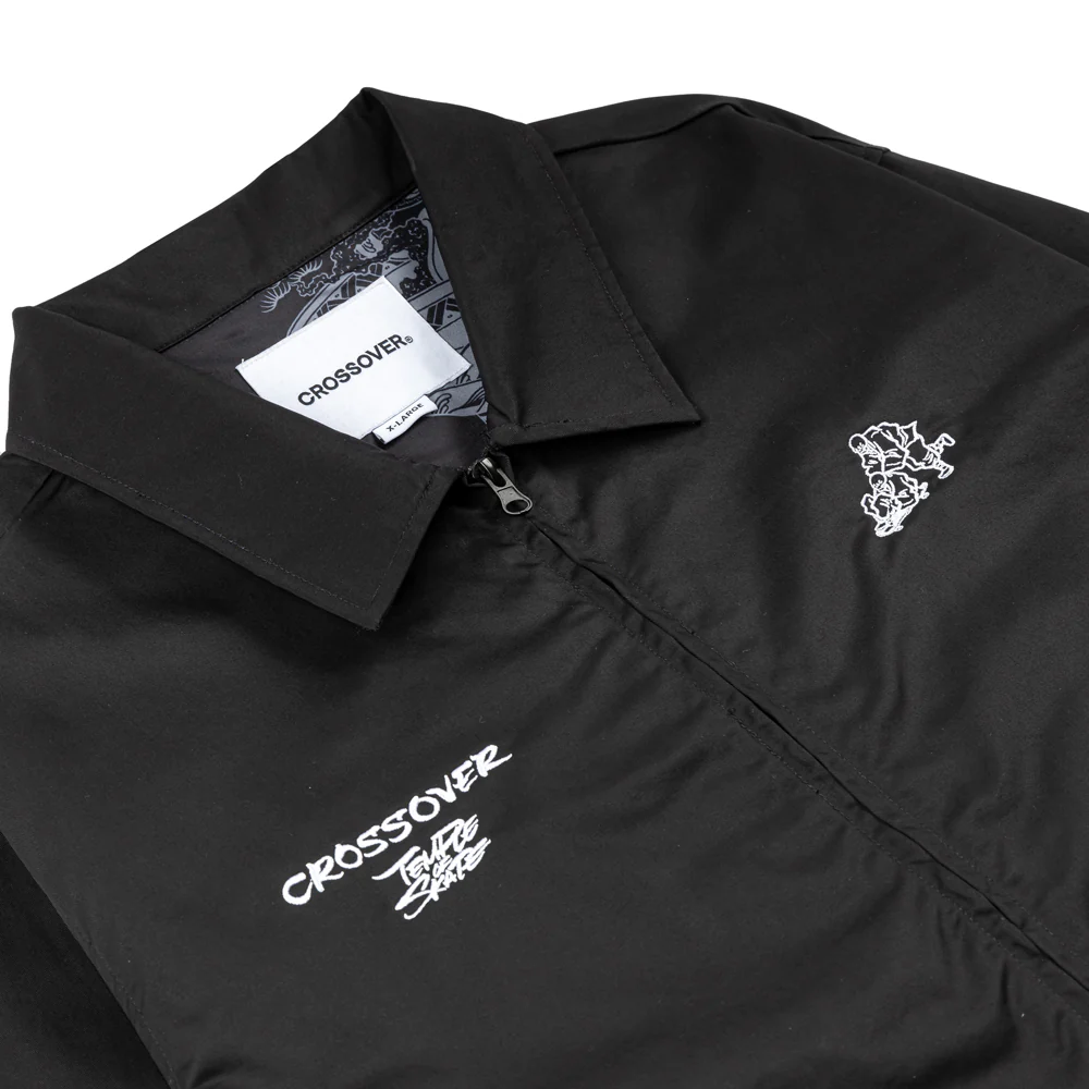 Crossover x Temple of Skate 'The Push' Jacket | Black - Image 4