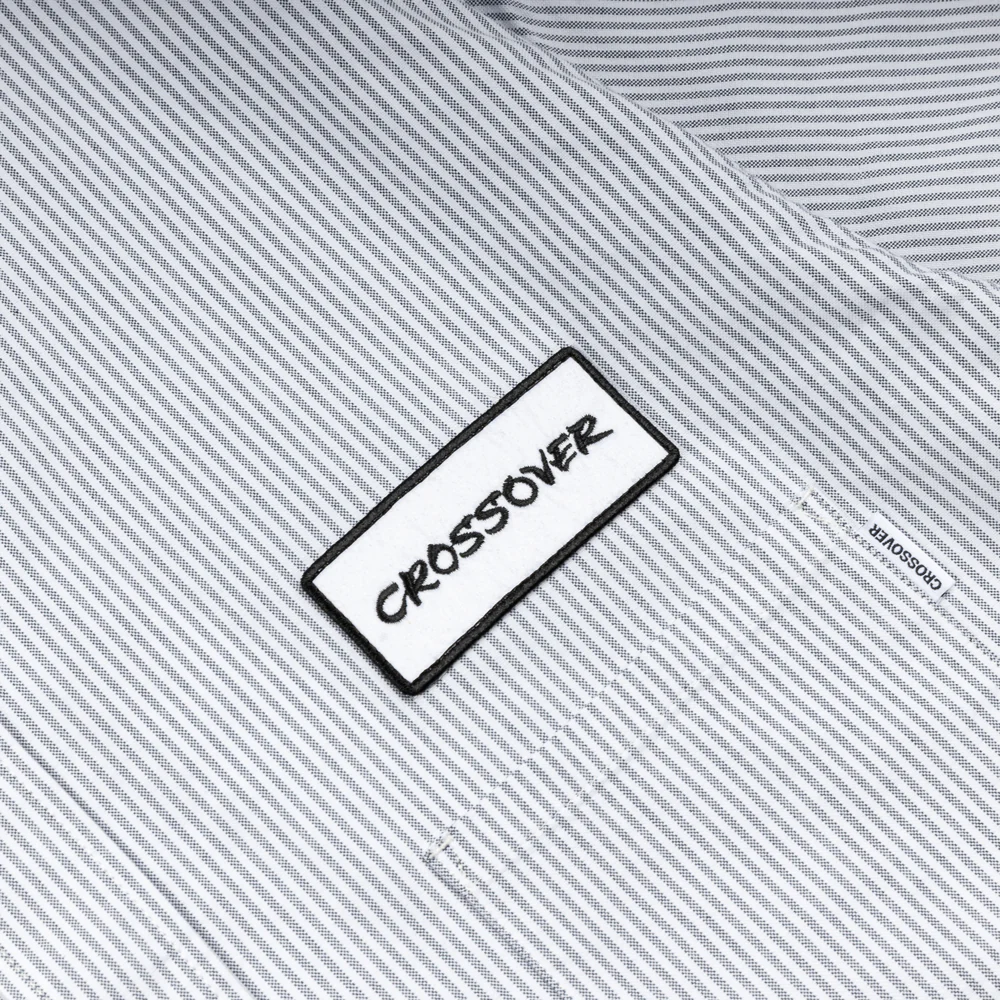 Crossover x Temple of Skate 'The Push' Stripe Shirt | Black - Image 3