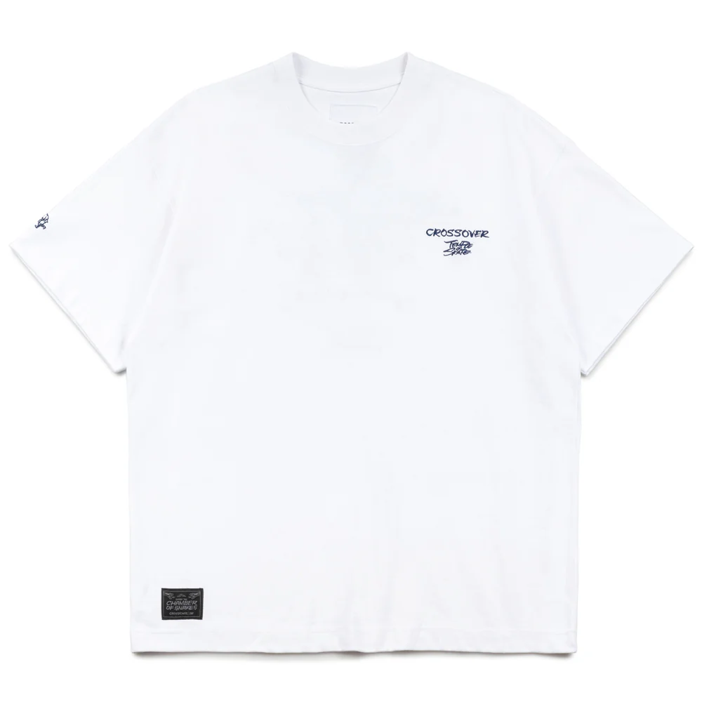 Crossover x Temple of Skate 'The Push' Tee | White - Image 2
