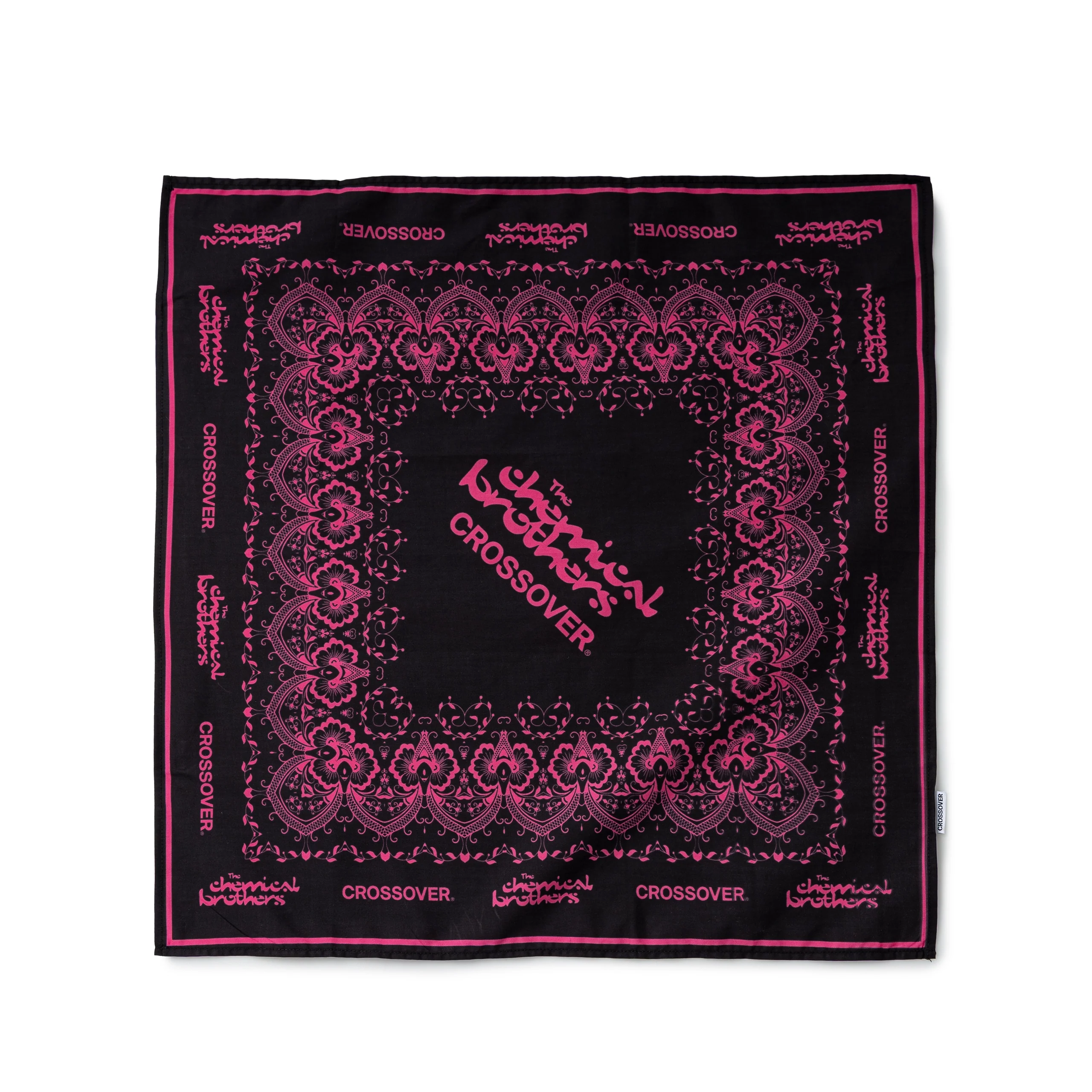 Crossover x The Chemical Brothers Bandana | Black Pink