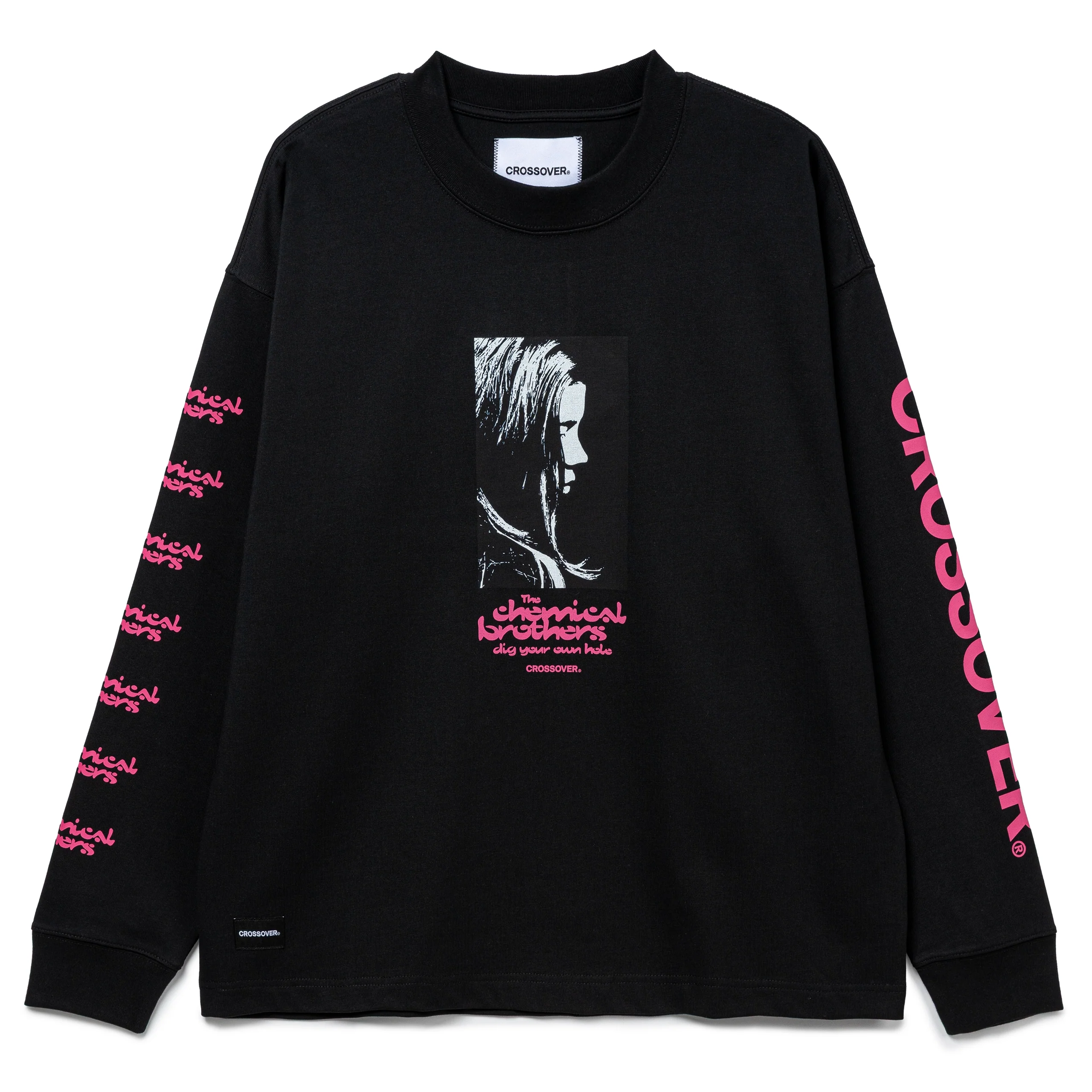 Crossover x The Chemical Brothers Dig Your Own Hole Album L/S Tee | Black