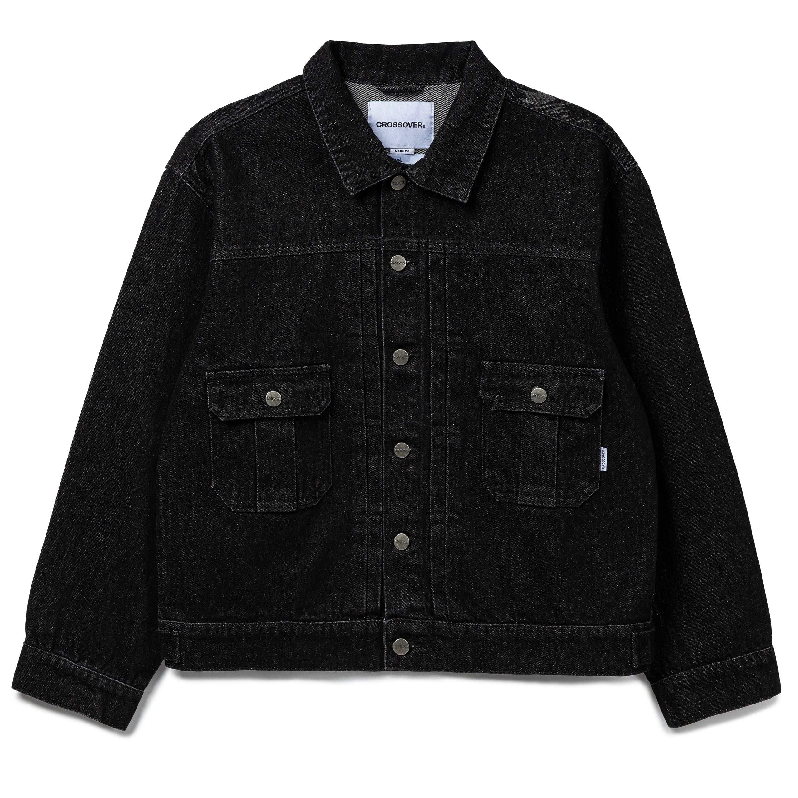 Crossover x The Chemical Brothers Dig Your Own Hole Denim Jacket |  Black - Image 2