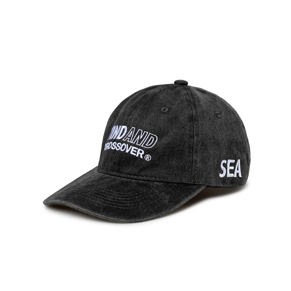 Crossover x Wind and Sea Pigment Cap | Black - Image 2