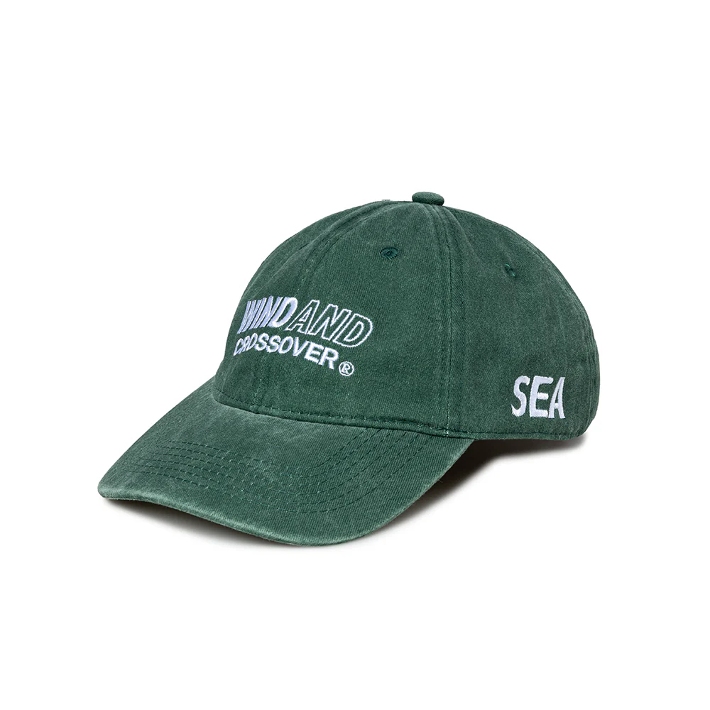 Crossover x Wind and Sea Pigment Cap | Green - Image 2