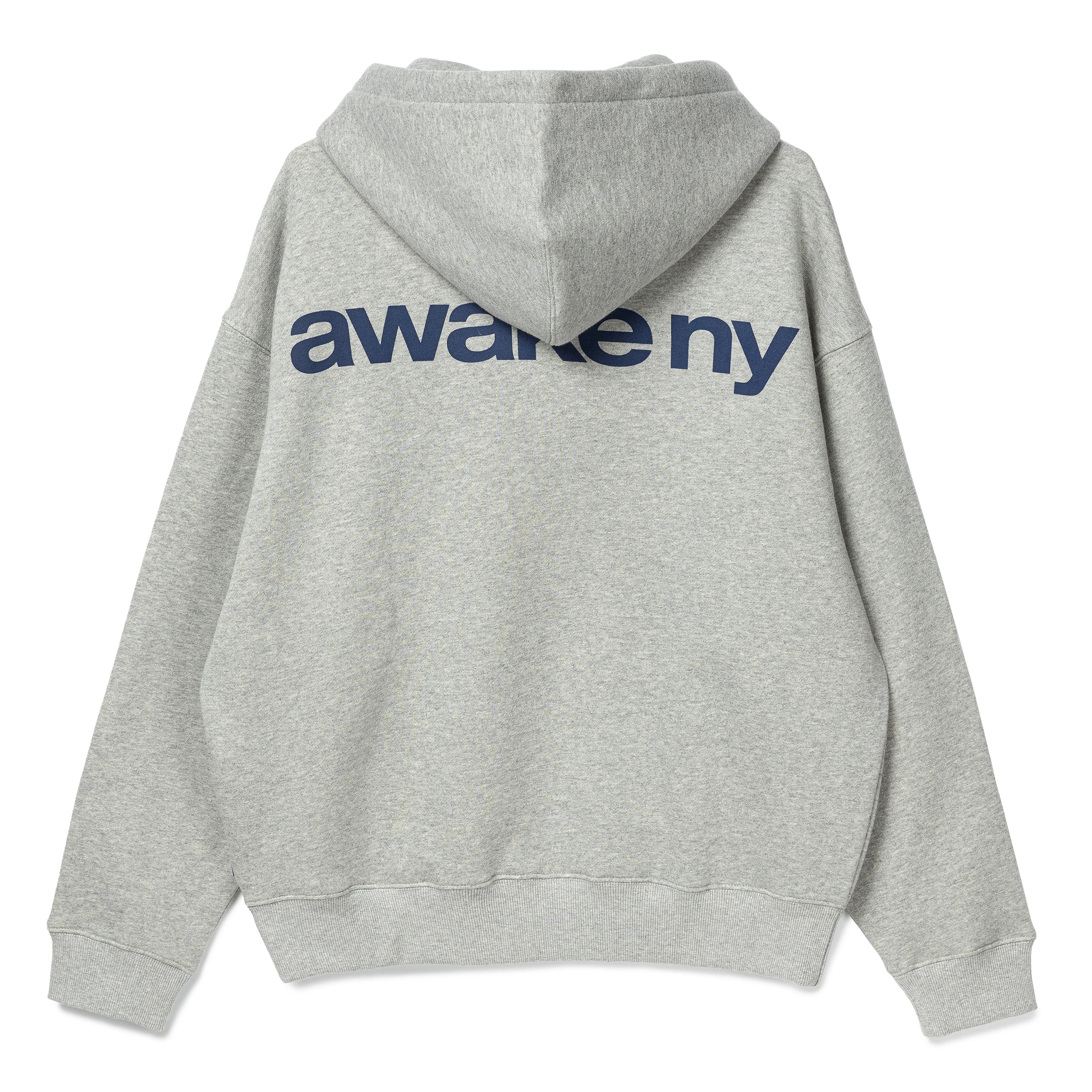 Crown Logo Full Zip Hoodie | Grey - Image 2