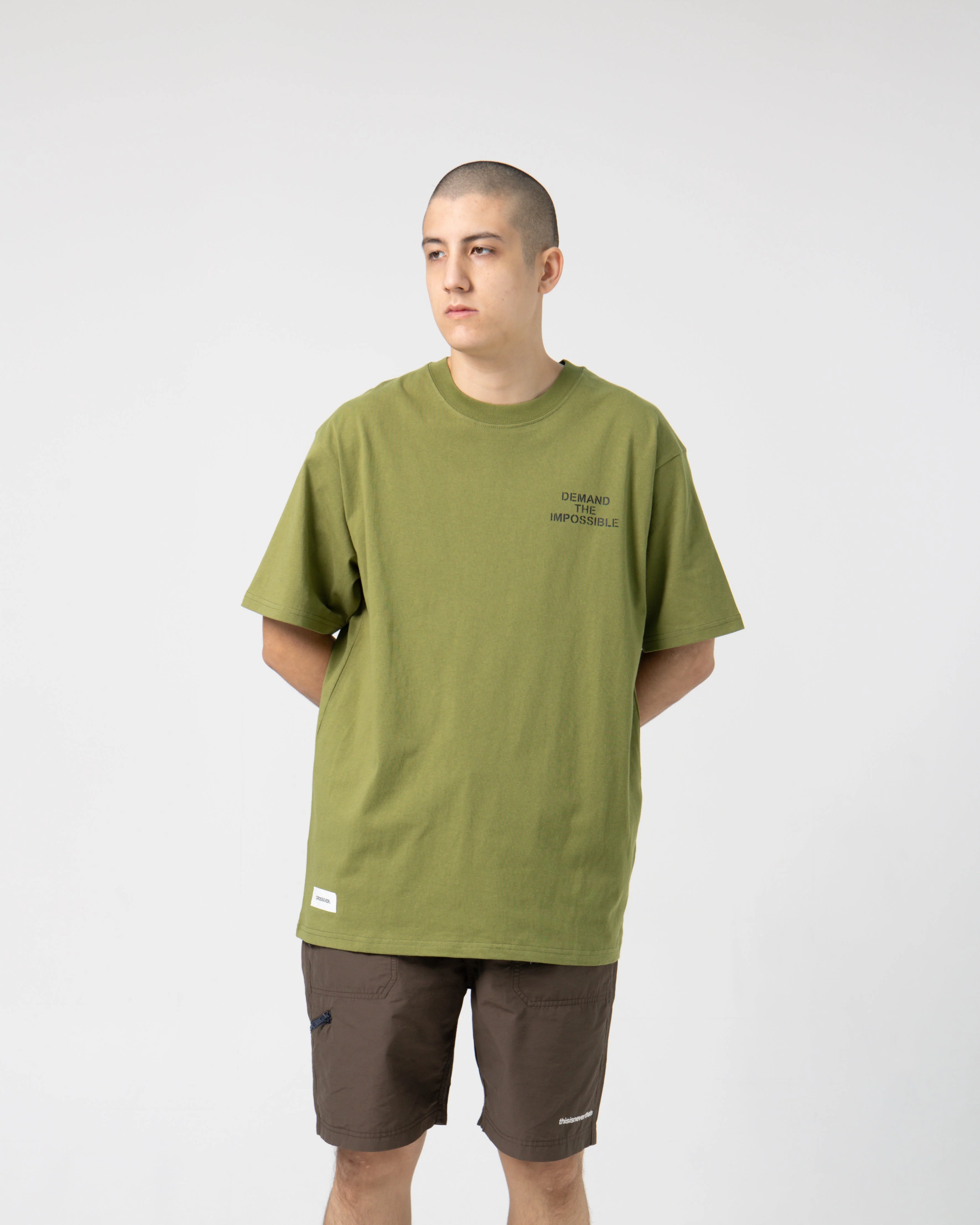 Daily '01' Tee | Olive - Image 5
