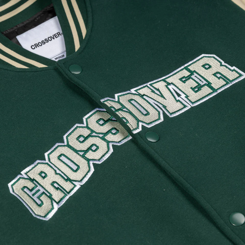 Daily Dazed Varsity Jacket | Green - Image 3