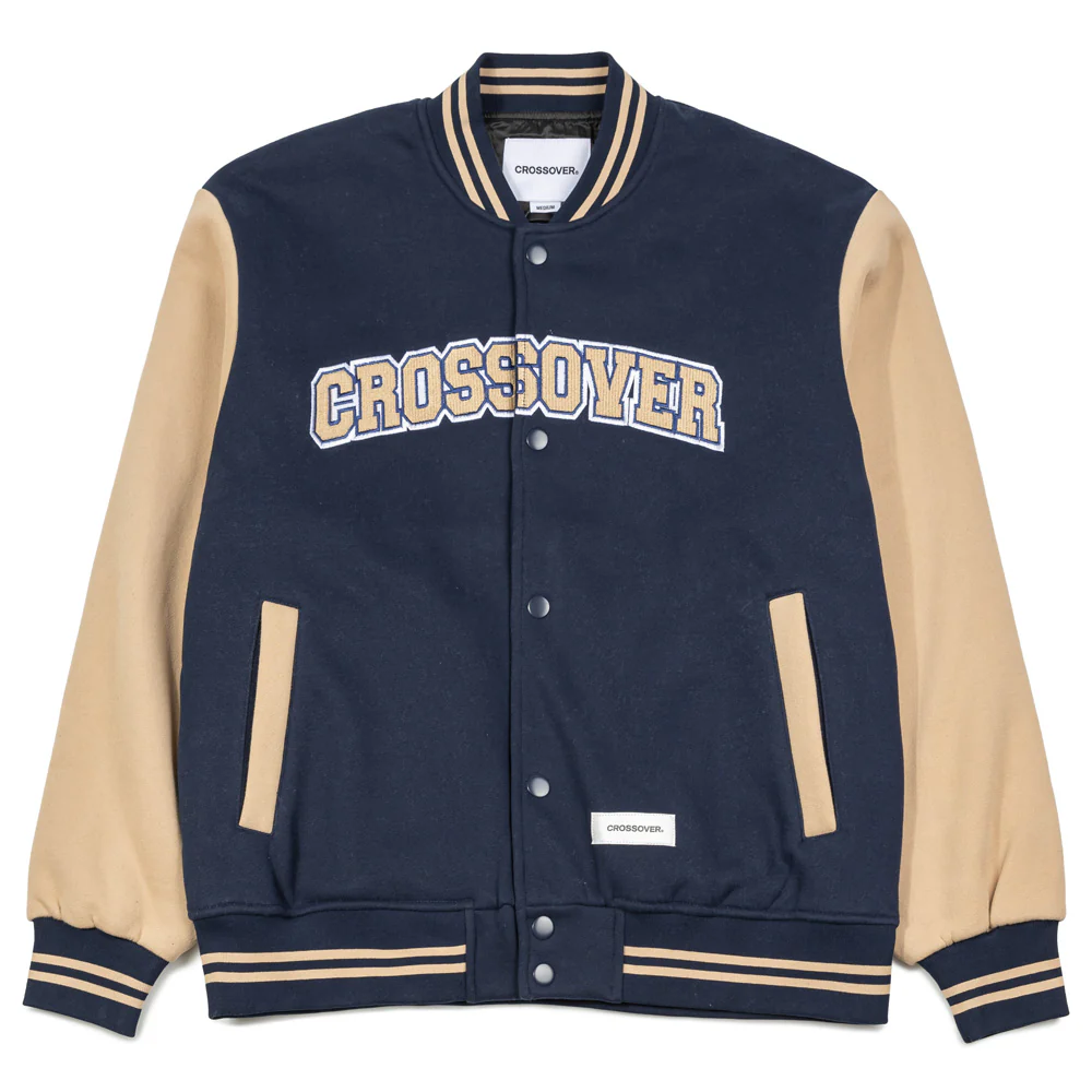Daily Dazed Varsity Jacket | Navy