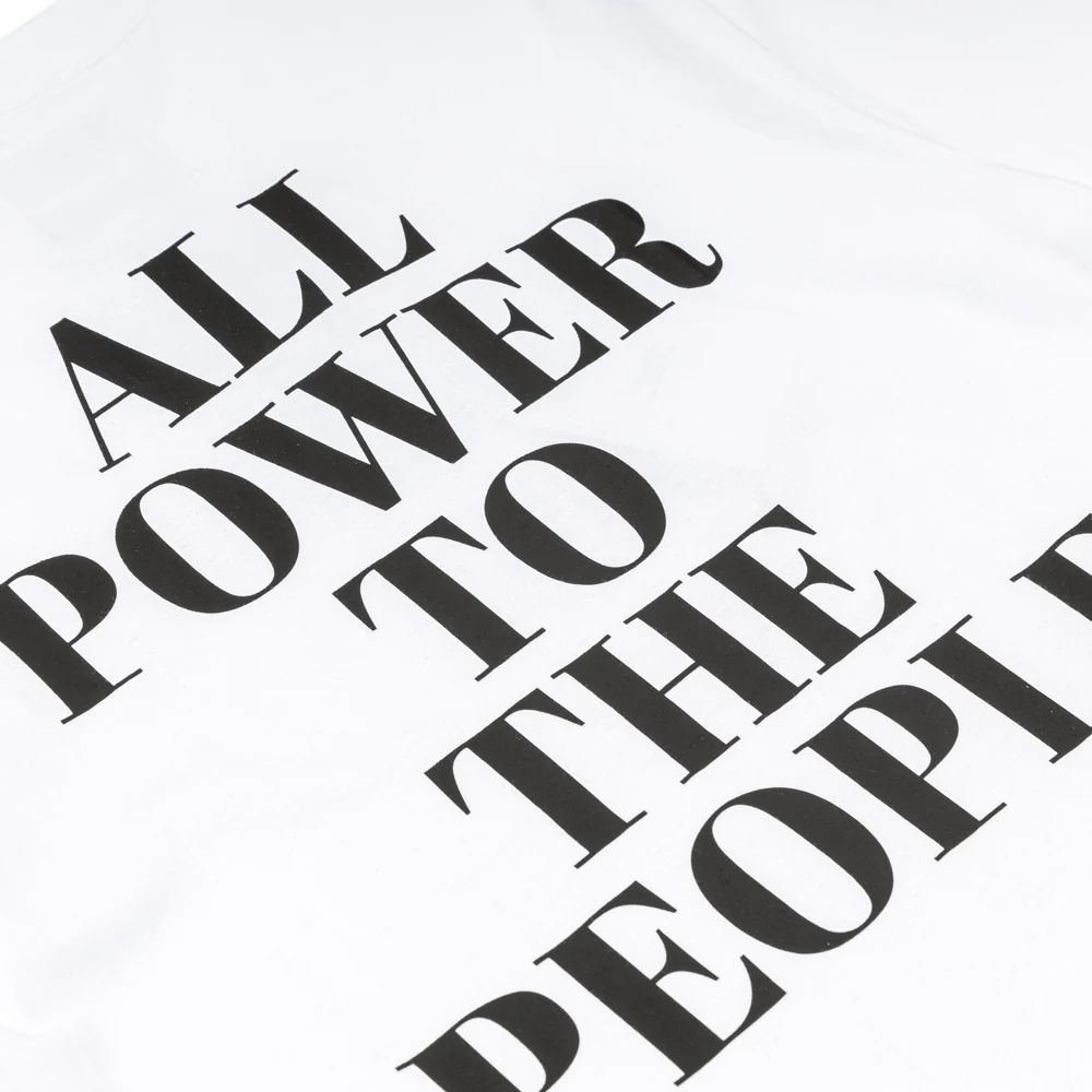 Daily Power To People Tee | White - Image 3