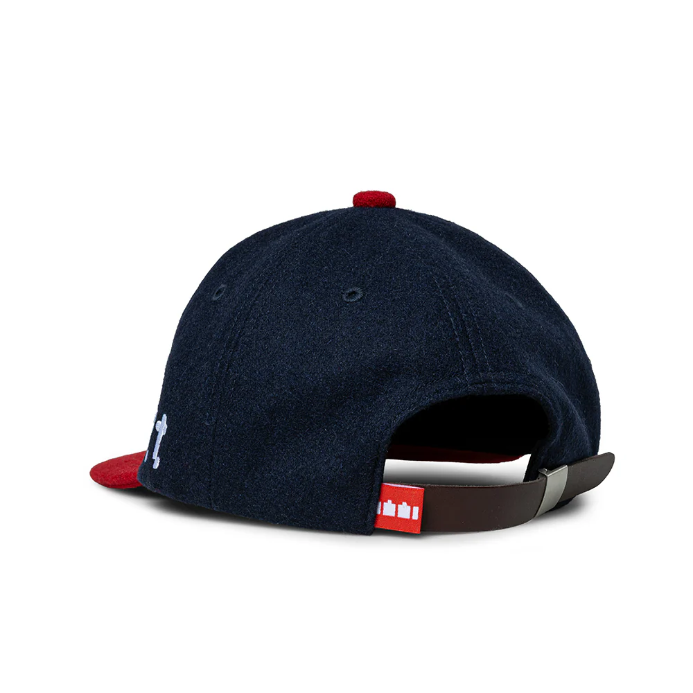 Digicat Wool Ball Cap | Navy Red - Image 3