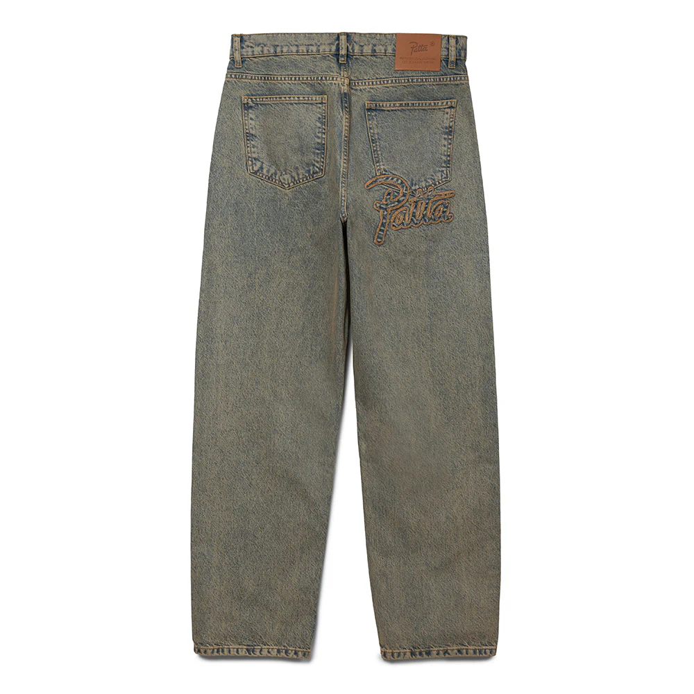 Dirty Whiskers Denim Pants | Sandwashed Light Blue - Image 2