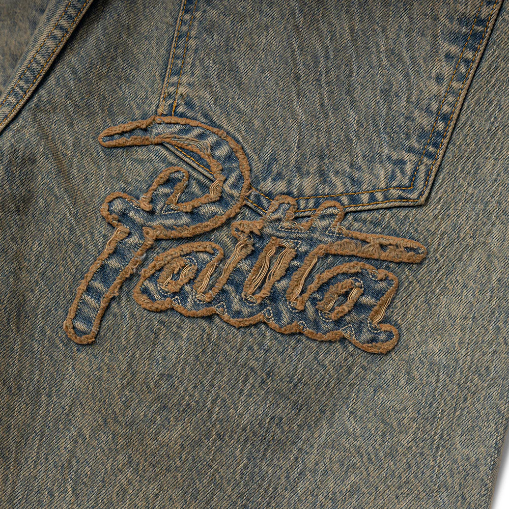 Dirty Whiskers Denim Pants | Sandwashed Light Blue - Image 3