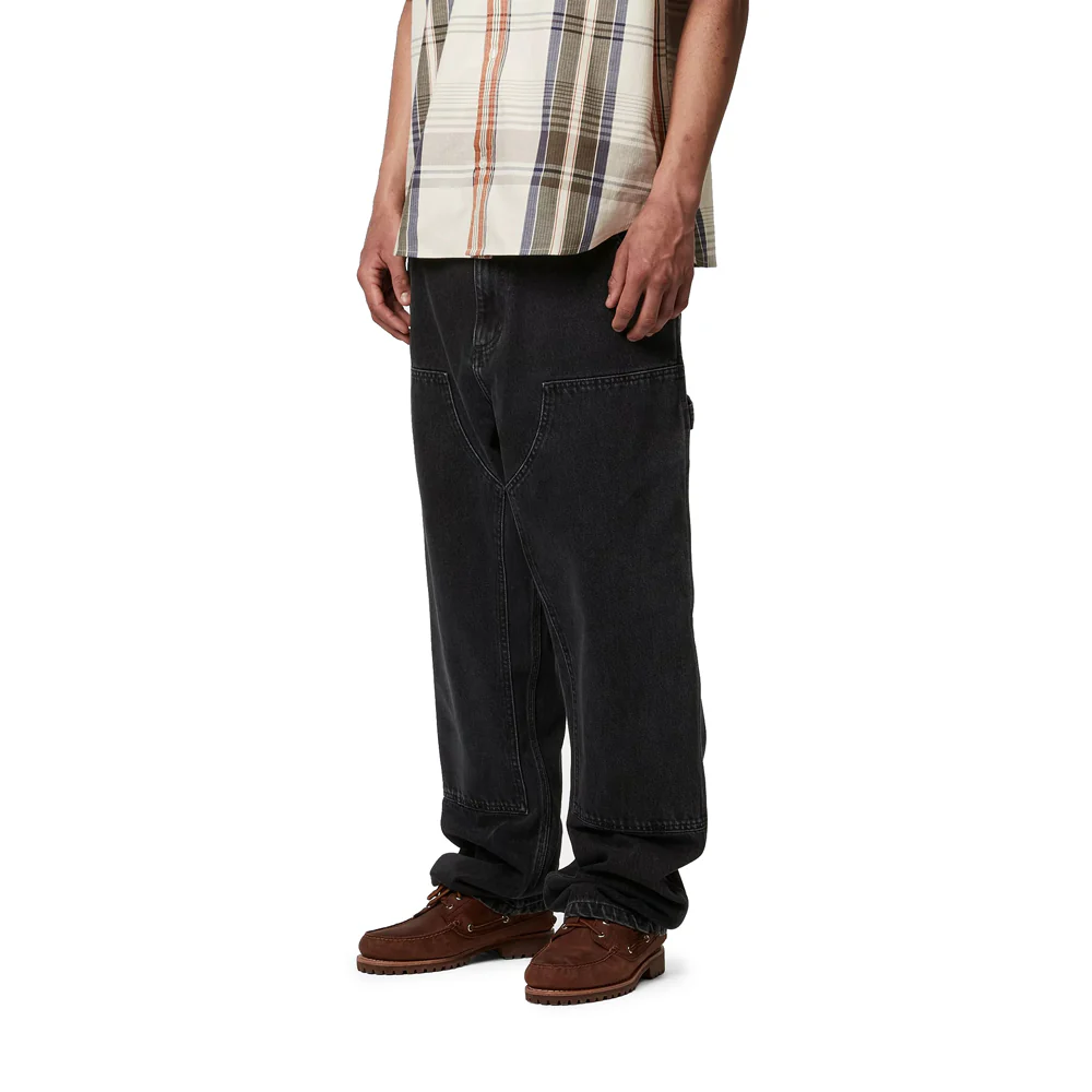 Double Knee Pant | Black (stone washed) - Image 5