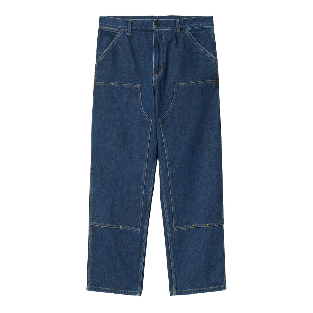 Double Knee Pant | Blue (stone washed)