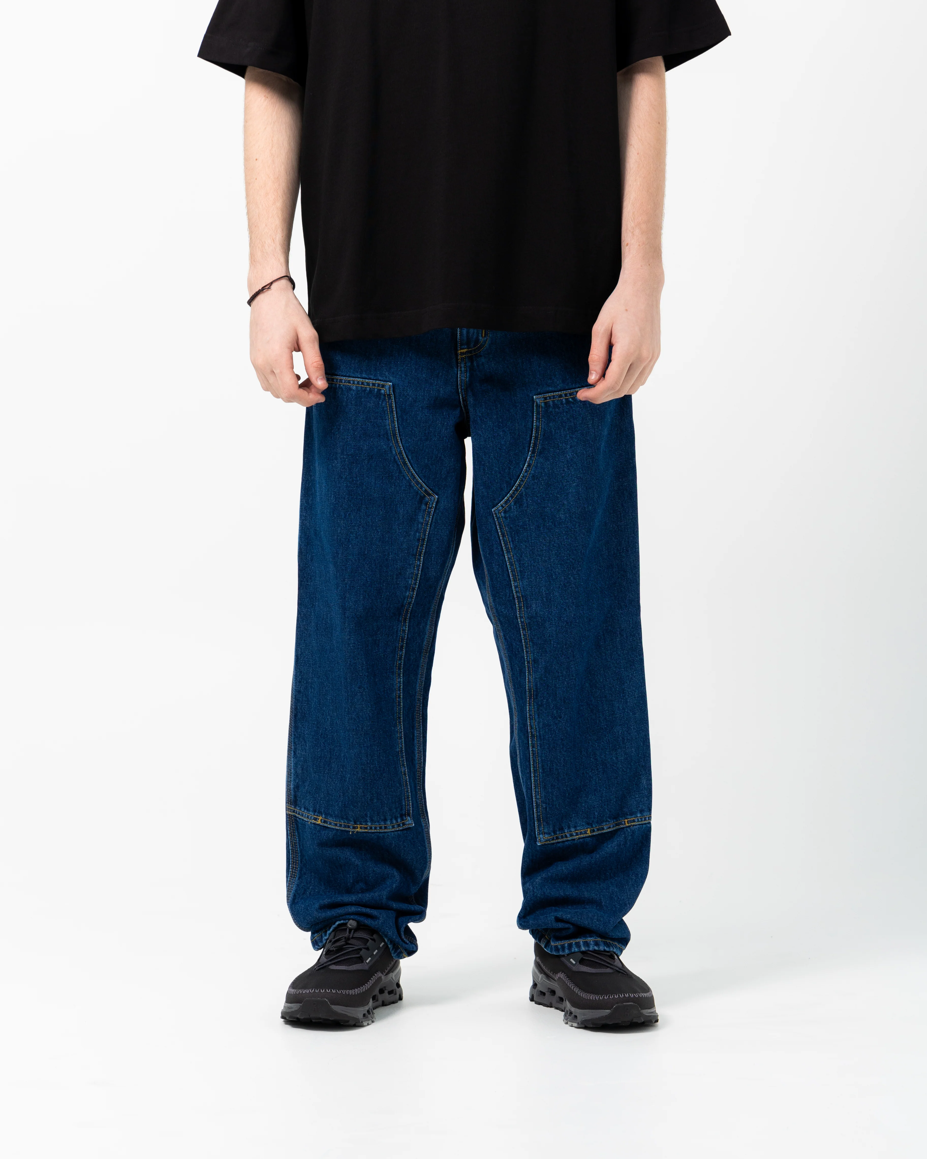 Double Knee Pant | Blue (stone washed) - Image 4