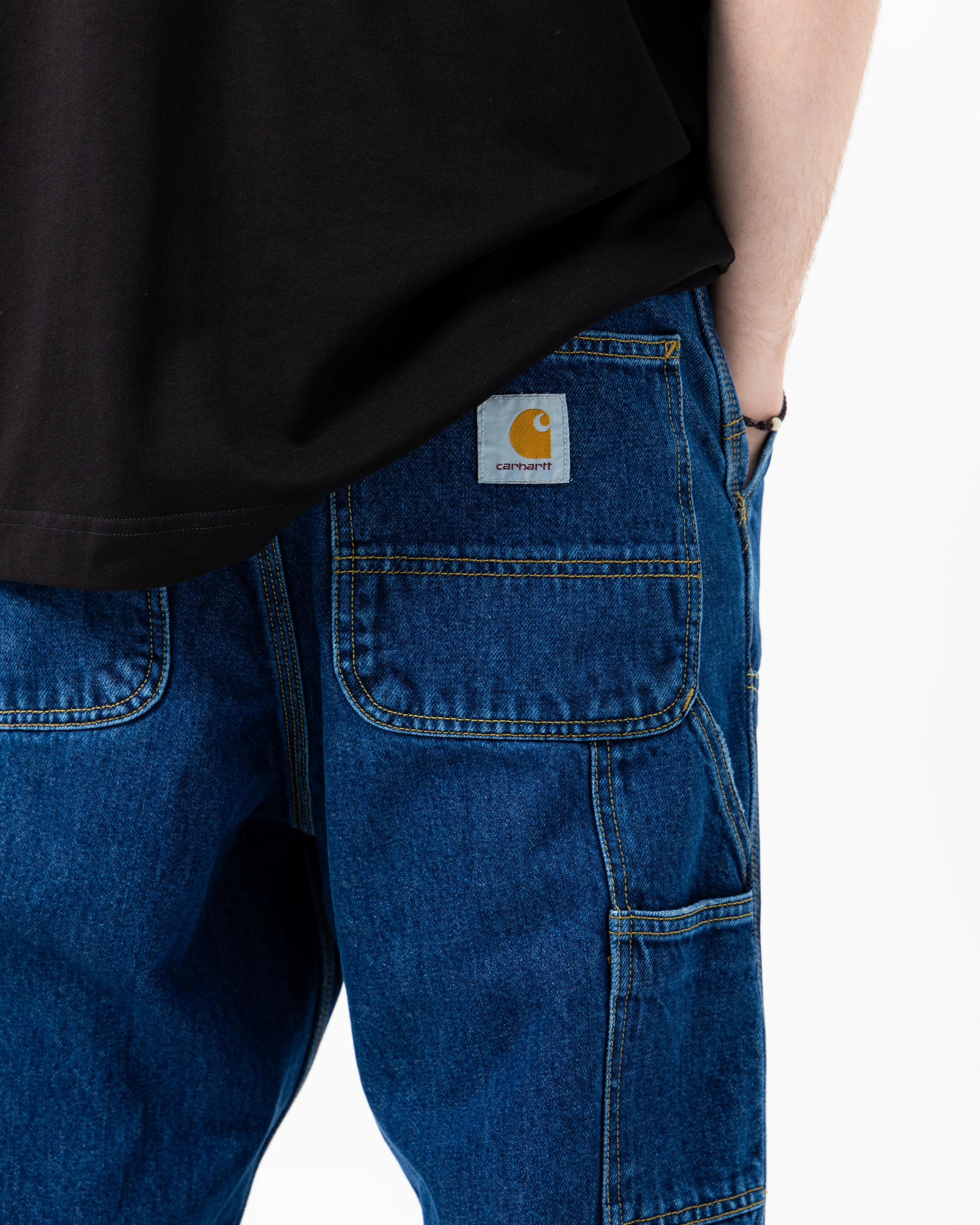 Double Knee Pant | Blue (stone washed) - Image 6