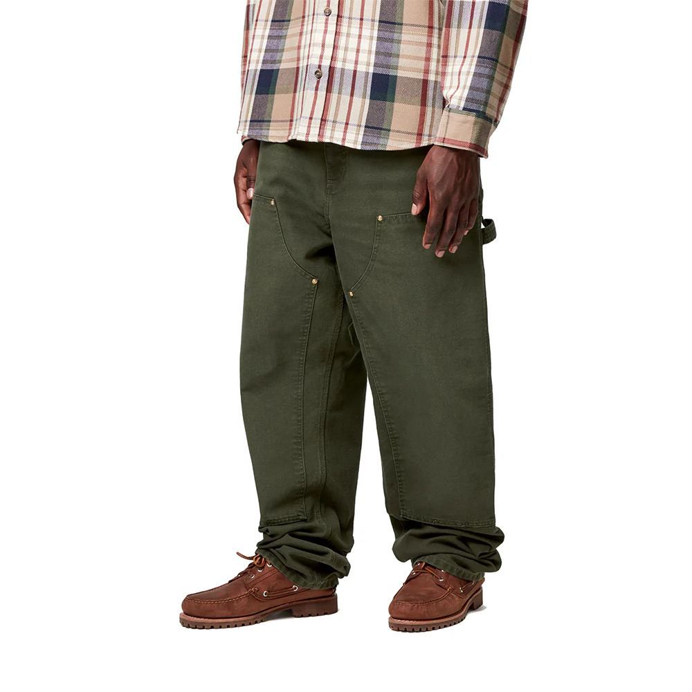 Double Knee Pant | Olive (Stone canvas) - Image 5