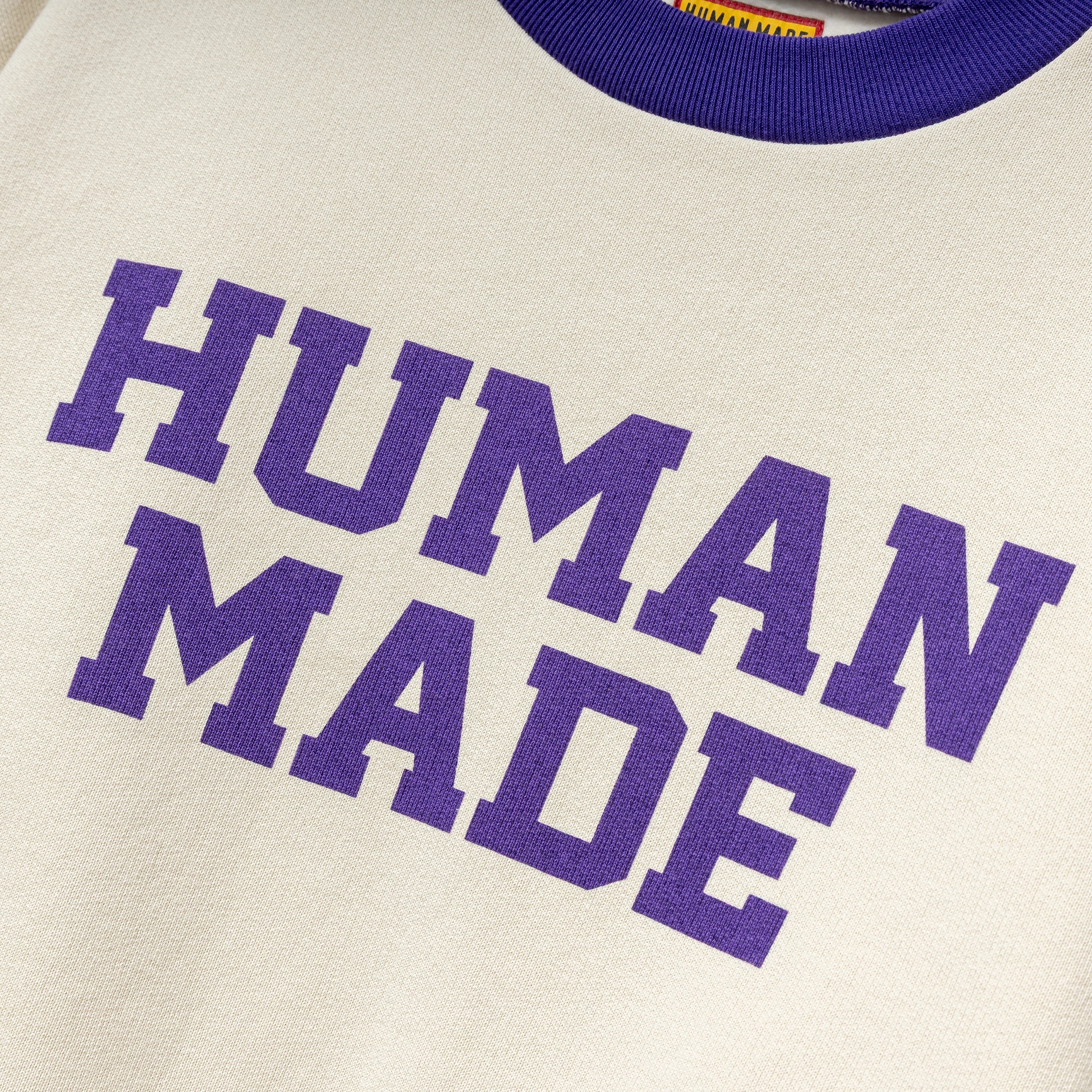 Elbow Patch Sweatshirt | White - Image 3