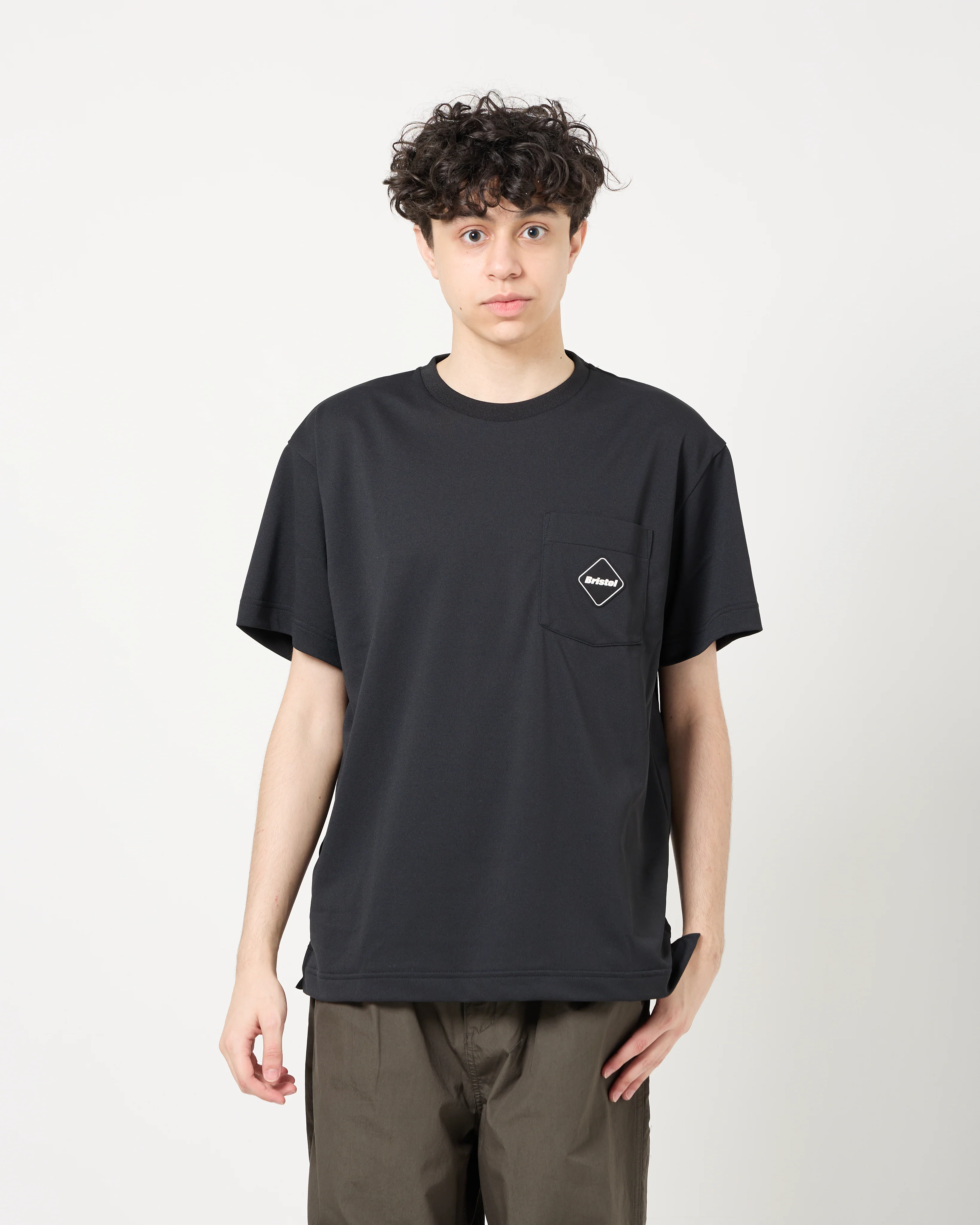 Emblem Pocket Tee | Black - Image 4