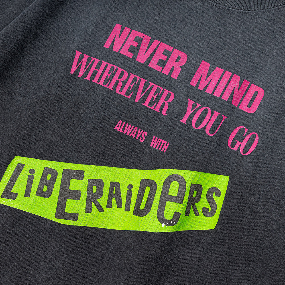 Faded Punk Logo Tee | Black - Image 3