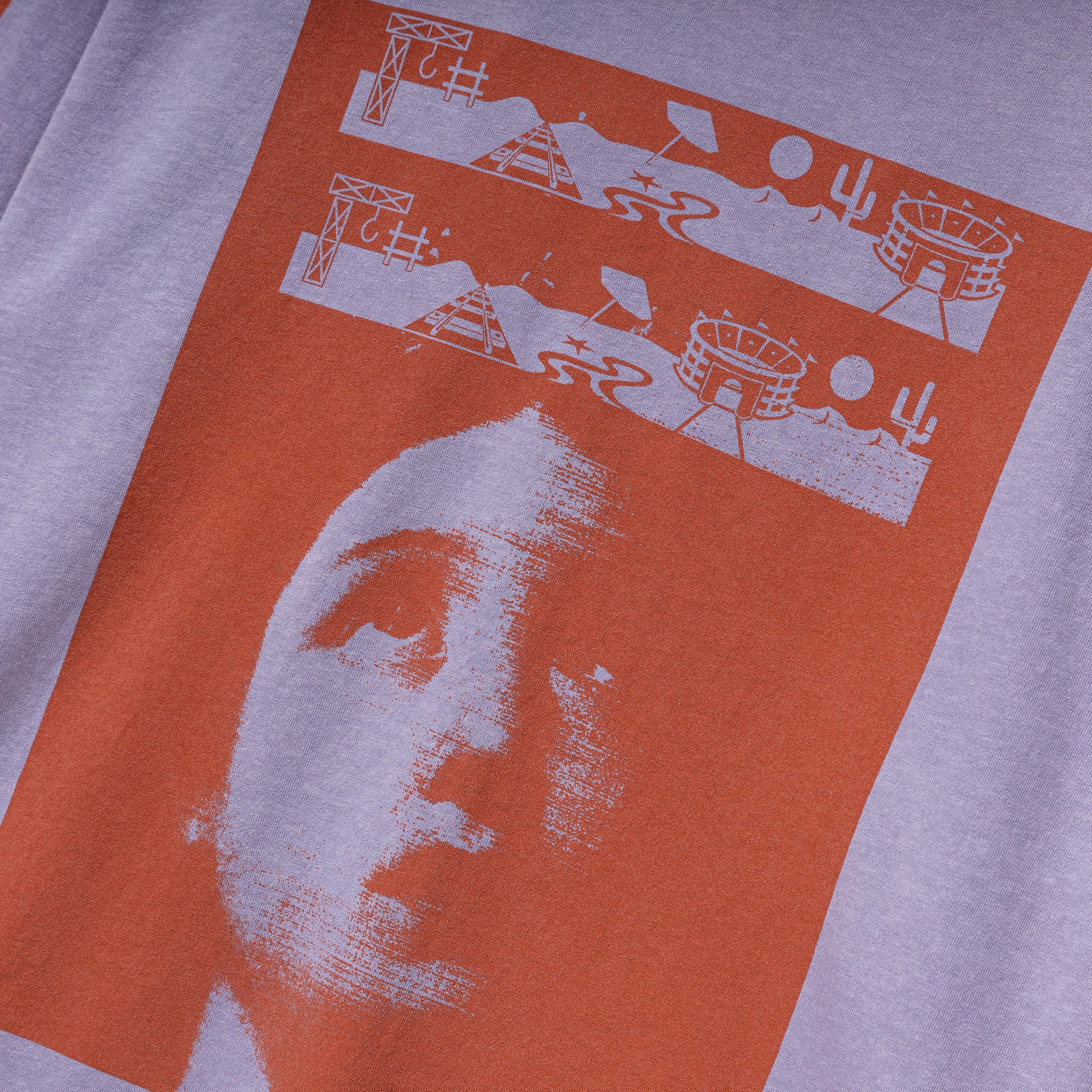 Faded Wingdings L/S Tee | Purple - Image 3
