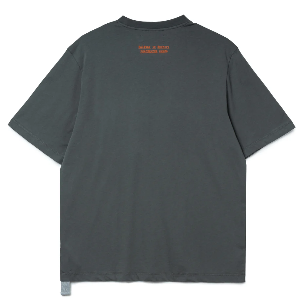 Flower Regular Tee | Grey - Image 2