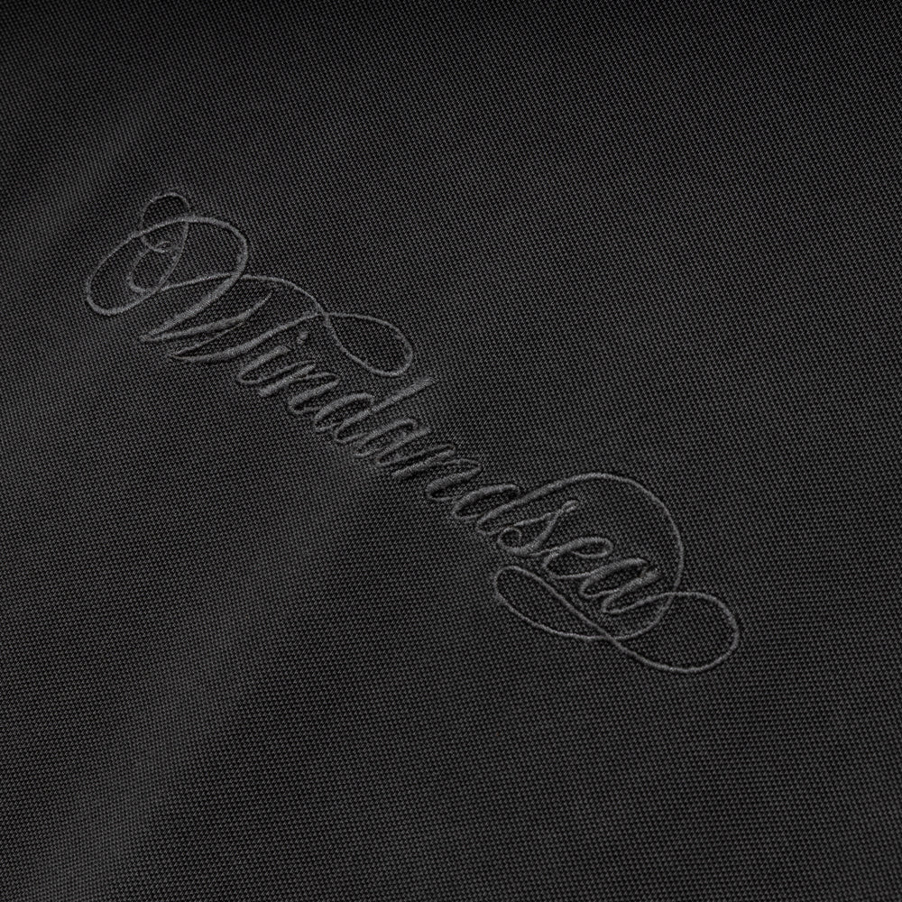 Garment Dyed Kanoko Tee | Black - Image 3