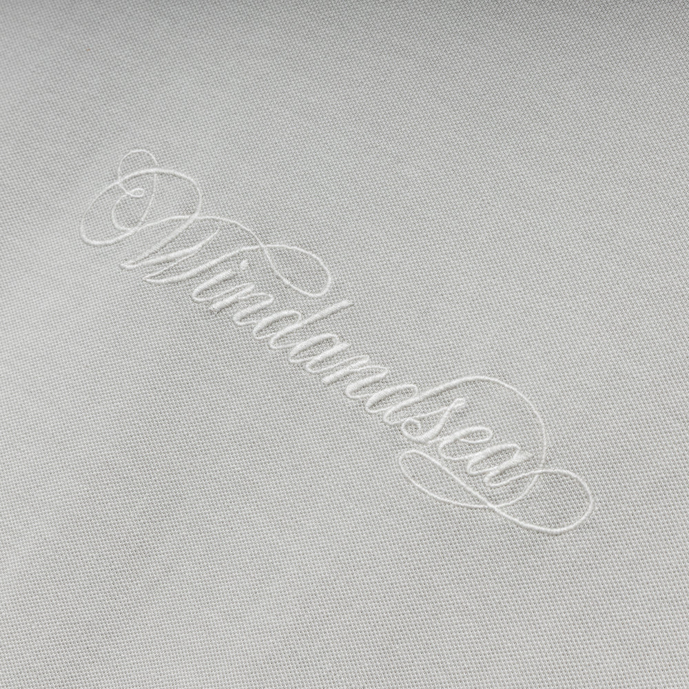 Garment Dyed Kanoko Tee | Grey - Image 3