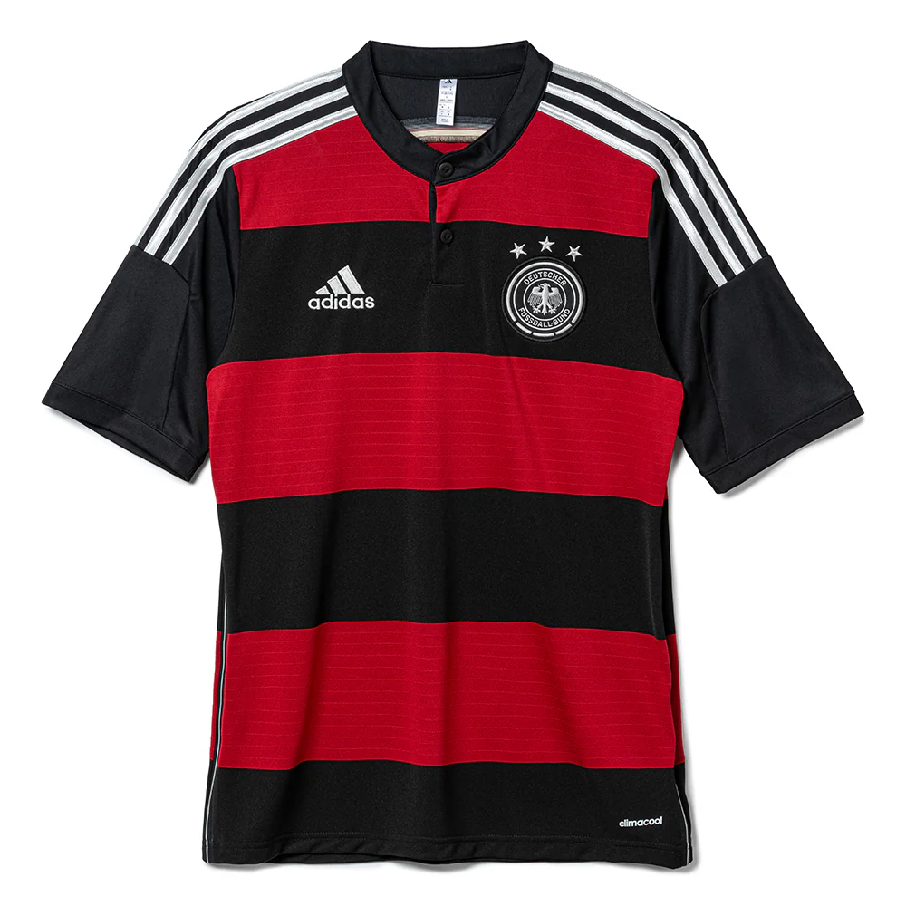 Germany 2014 Away Jersey | Black Red