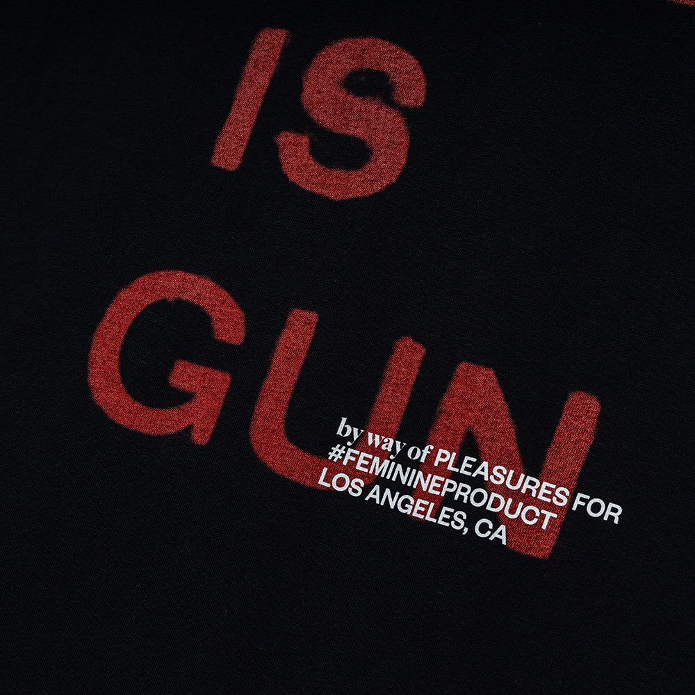 Girl Is A Gun Tee | Black - Image 3