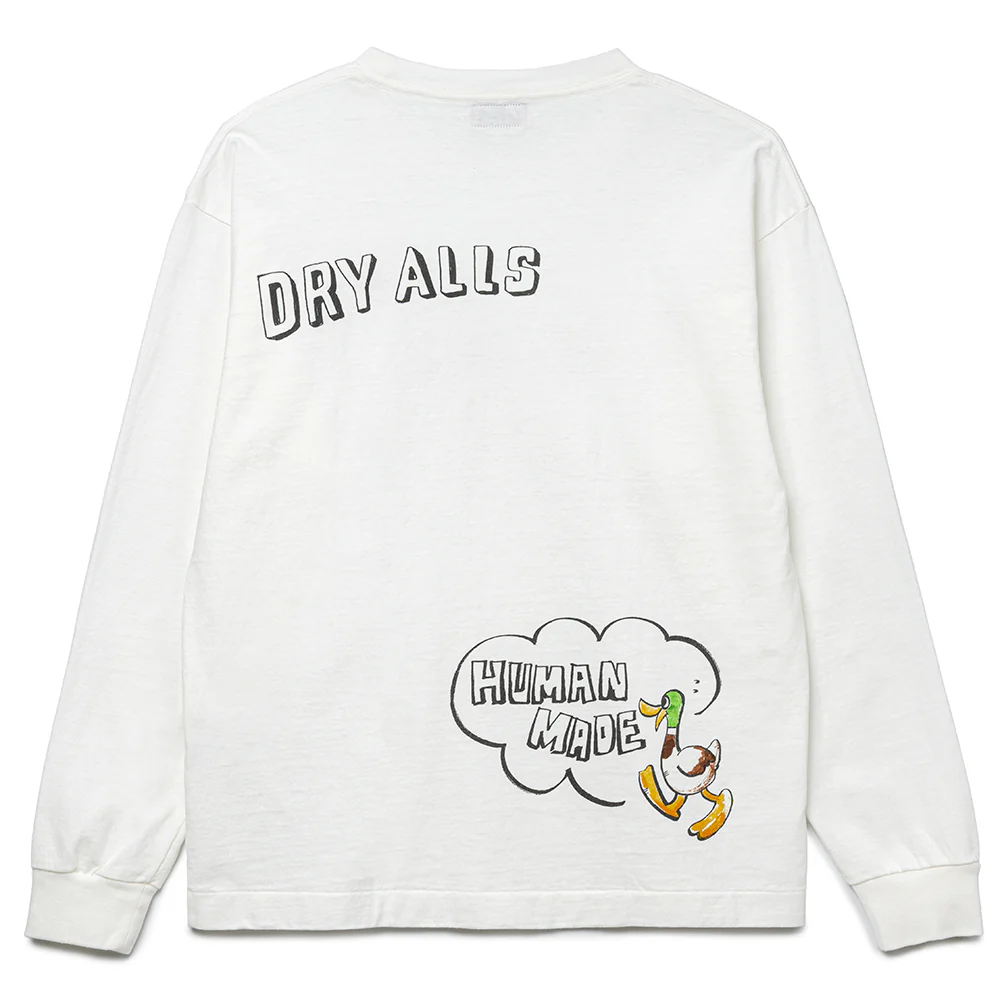 Graphic L/S Tee | White
