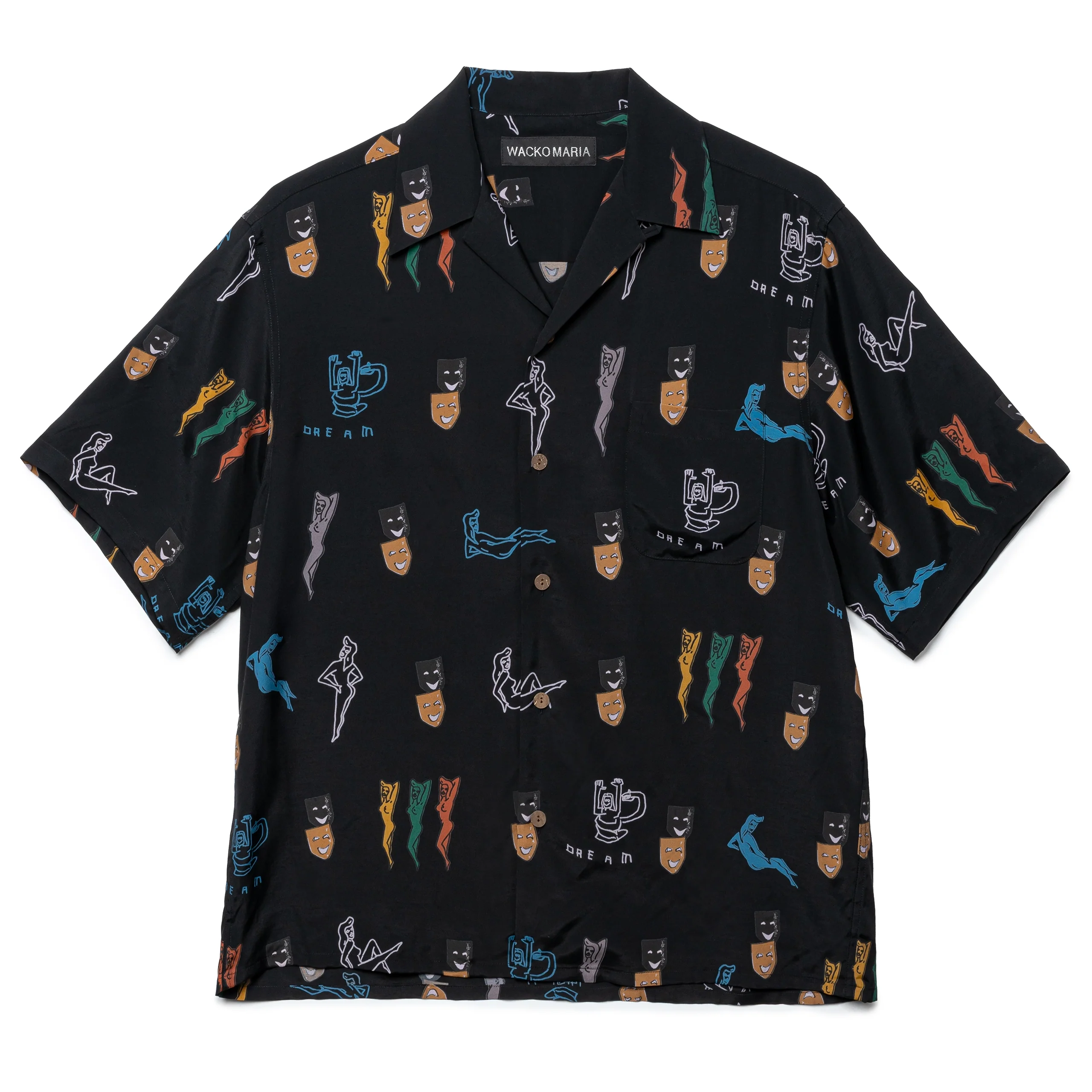 Hawaiian Shirt (Type-2) | Black