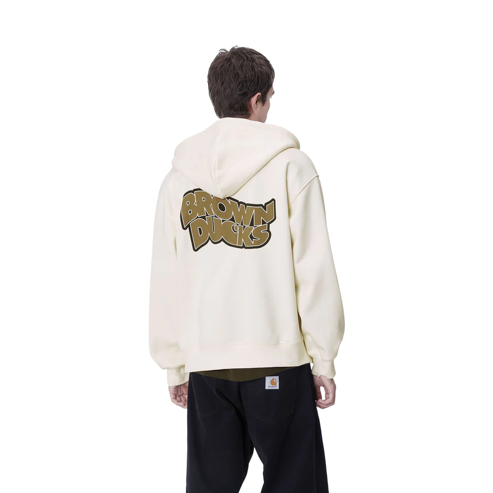 Hooded Brown Ducks Jacket | Wax - Image 4