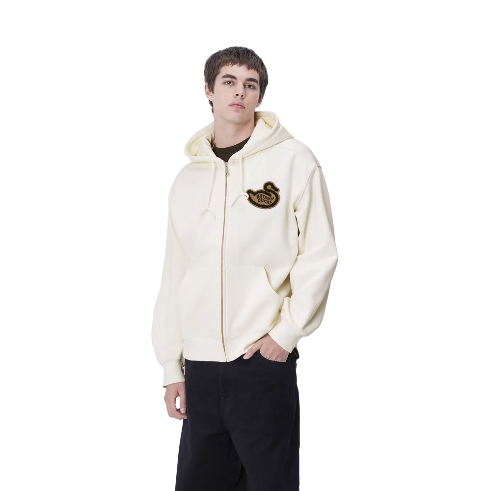 Hooded Brown Ducks Jacket | Wax - Image 5