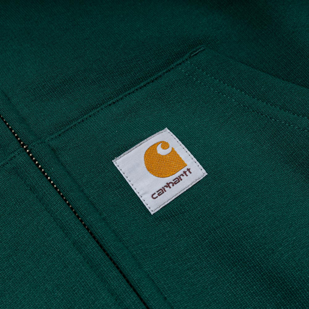Hooded Square Label Jacket | Botanical Garden - Image 3